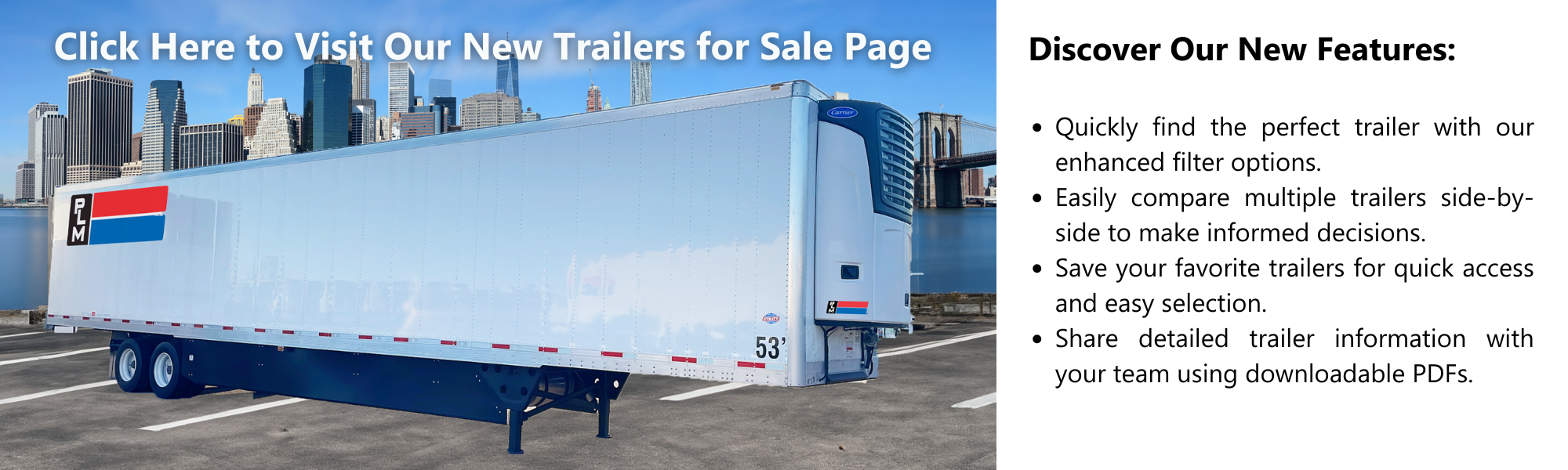 Trailers for Sale page